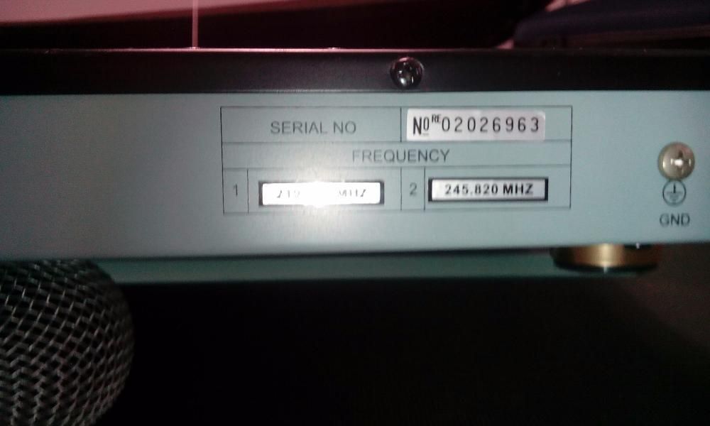 Microfone Seka WR-242R wireless receiver