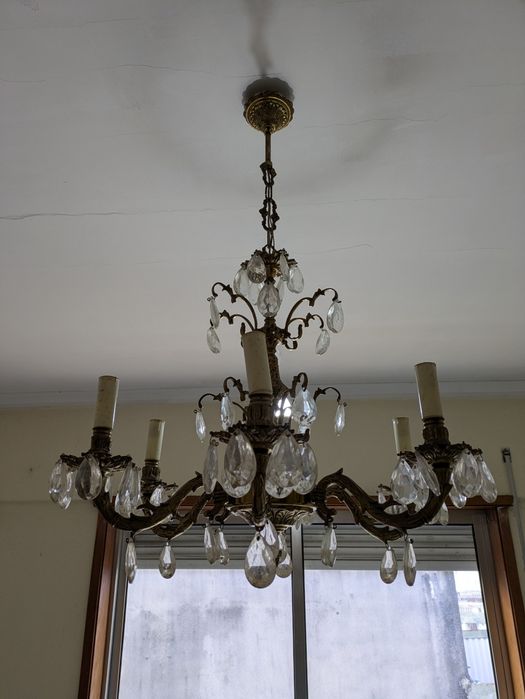 4 candelabros de teto