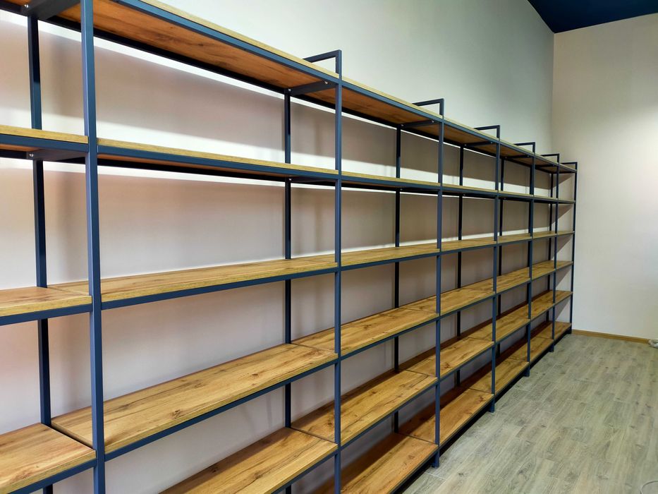 Стелажі лофт від виробника. В магазин, офіс, квартиру, гараж.