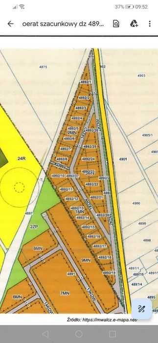 Działka budowlana Wałcz Nadjeziorna