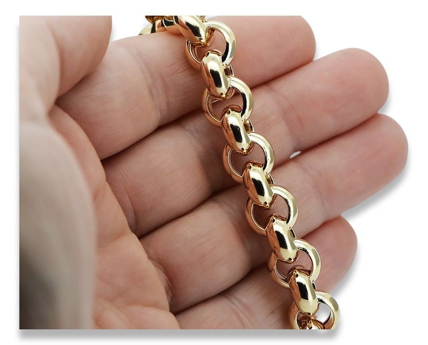 Złota Damska bransoletka 14k 585 włoska Ankier charms cb025y16g Gdańsk