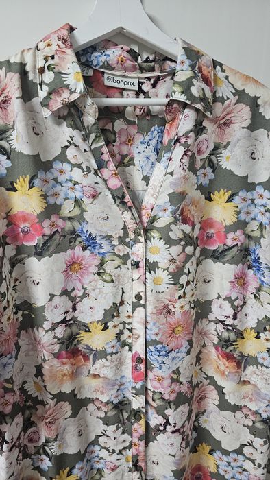 Bonprix Długa bluzka tunika r.46/48