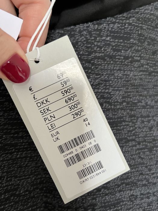 COS bluzka/żakiet grafitowy/szary melanż nowa rozmiar 40