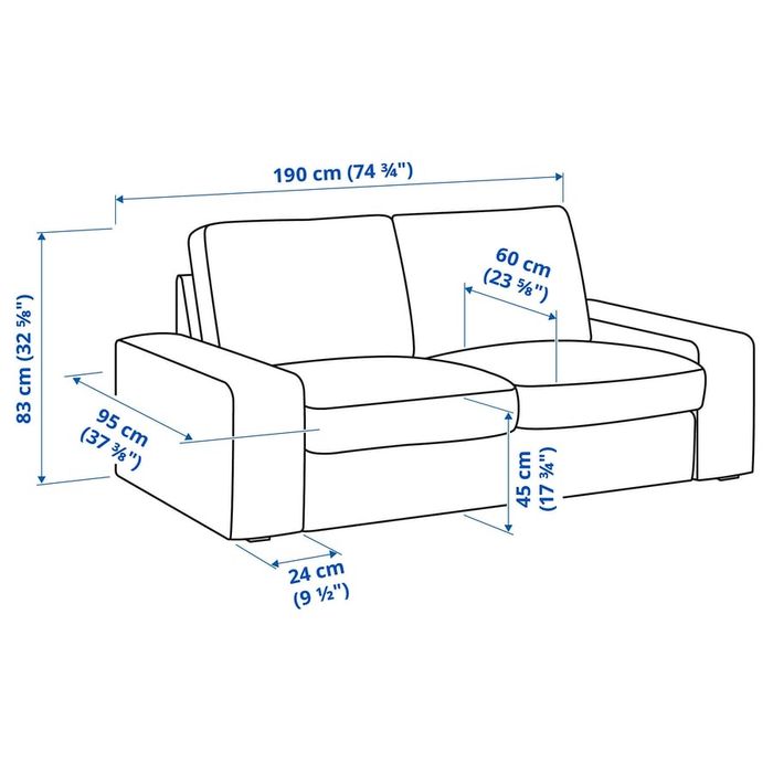 Sofa Ikea Kivik 2 osobowa, PILNE