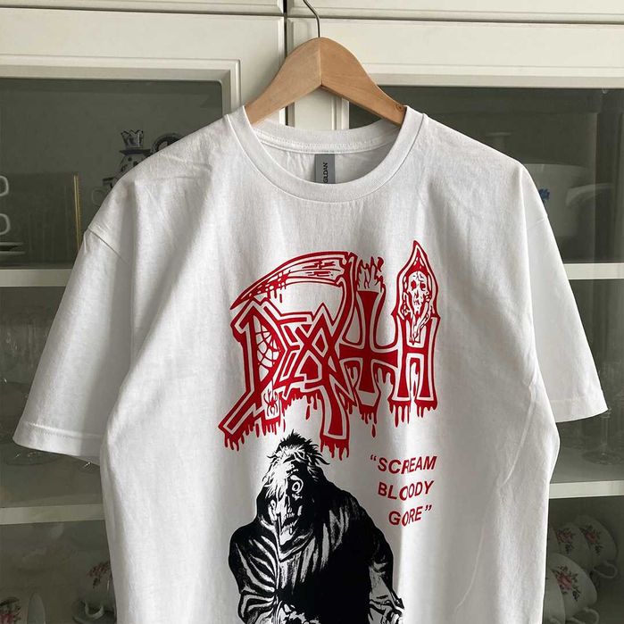 Футболка / мерч Death (біла) - S , M , L , XL ,XXL