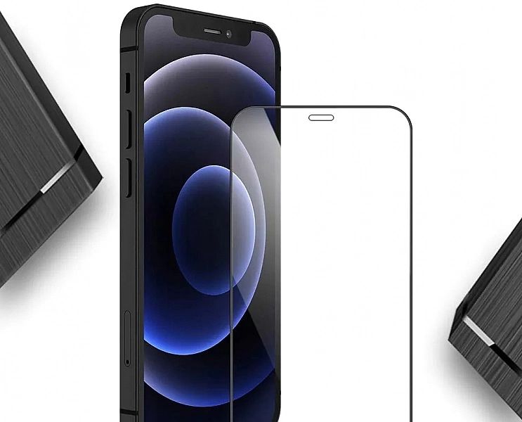 Szkło Ochronne Pełne Full Glue do iPhone 12 Mini