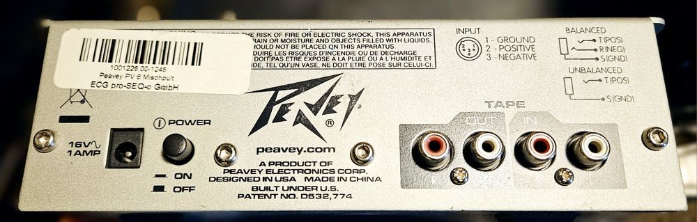 Mikser audio Peavey PV6 w idealnym stanie