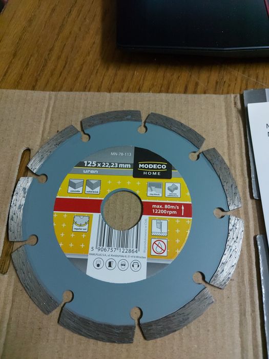 Круг алмазний  отрезной modeco 125 mm