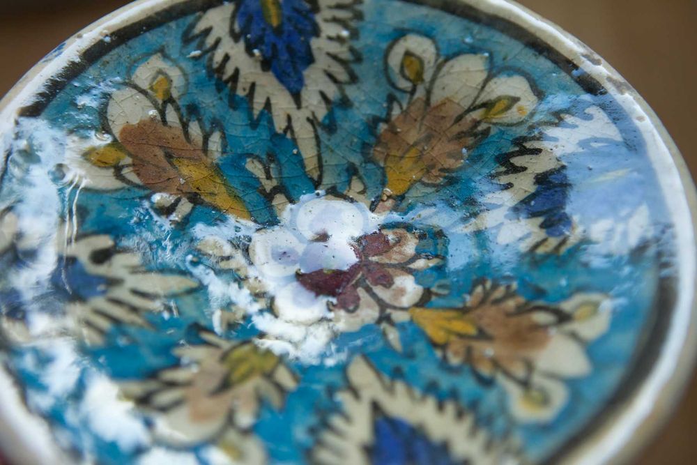 Ceramiczny talerz Persja ceramika artystyczna