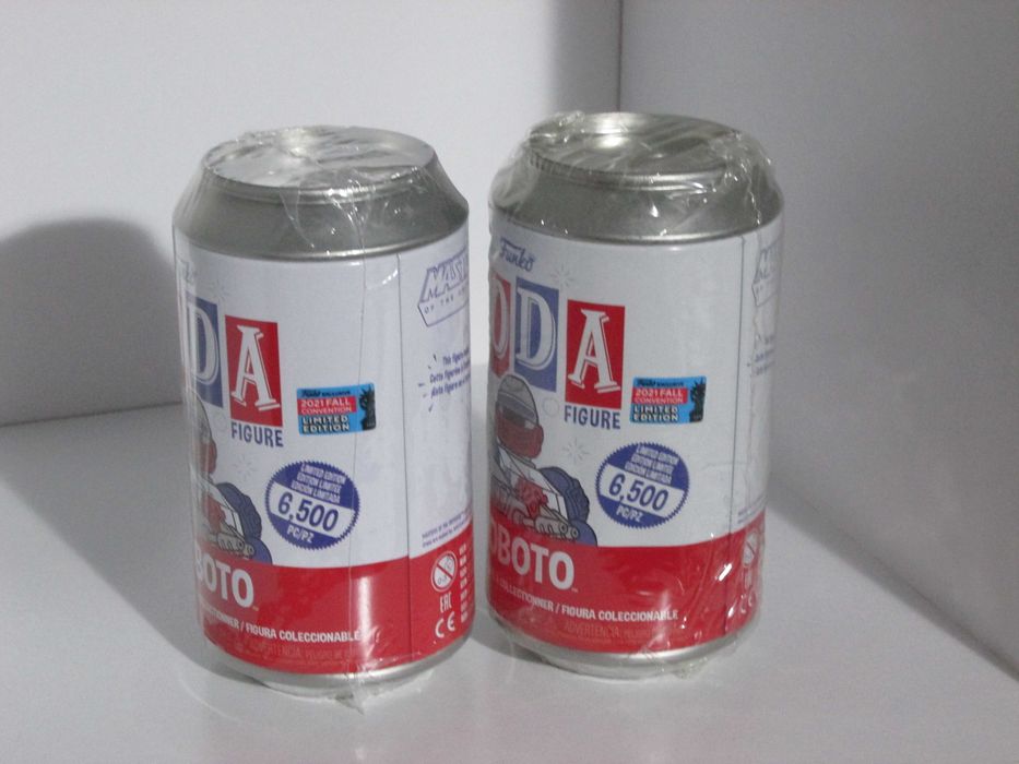 2x SODA Figure Masters Of The Universe Roboto Novos