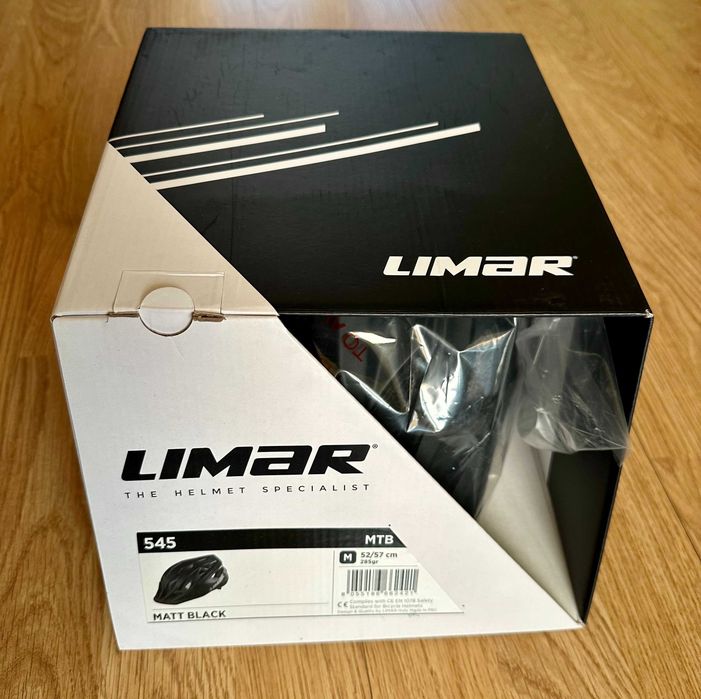 Nowy kask rowerowy Limar 545 czarny mat rozmiar M