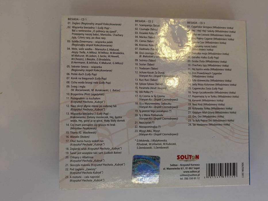 Biesiada - Od morza do hal – 3 x CD
