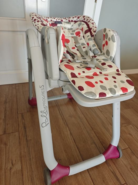 Vendo cadeira de papa evolutiva Chicco Polly Progres5
