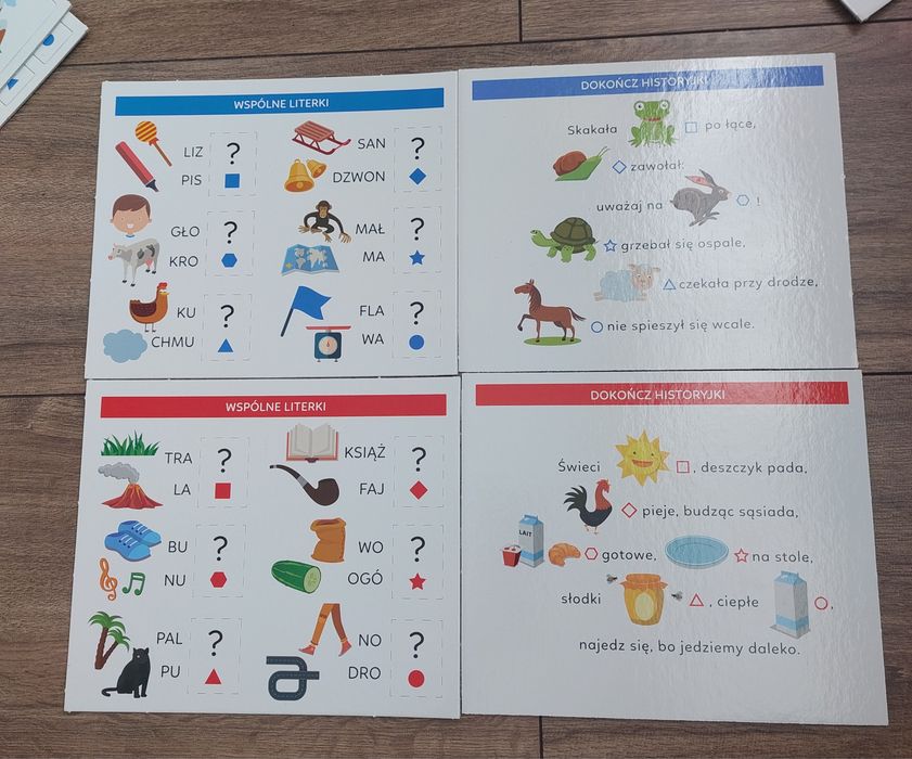 Gra edukacyjna zabawa w czytanie