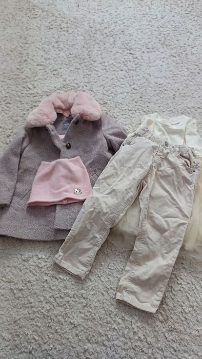 Пальто весна осінь, шапка, штани і плаття, 1-2 роки