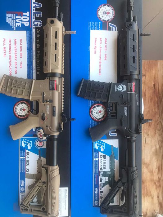 Fuzil Airsoft Eléctrico(AEG) (CQB)-G&G GC16RaiderS+CM16 Raider S