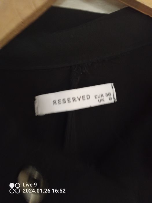 Czarna sukienka Reserved rozm 36/38