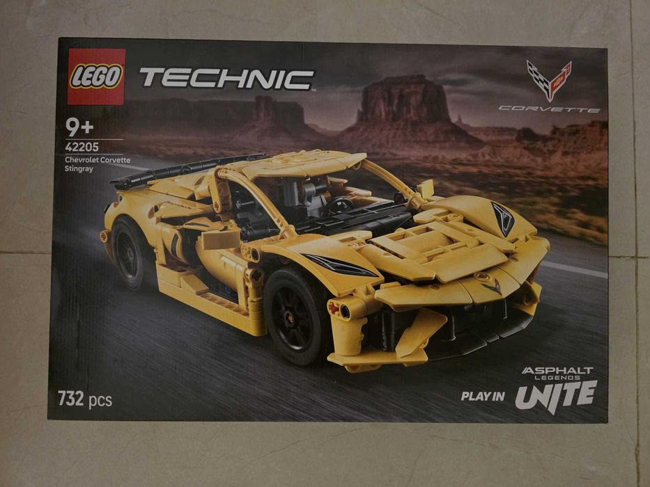 Lego 42205 - Technic - Chevrolet Corvette Stingray. Novo e Selado