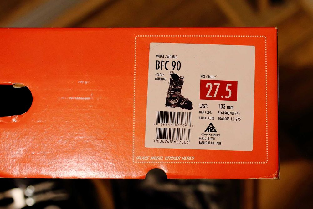 buty narciarski K2 BFC90