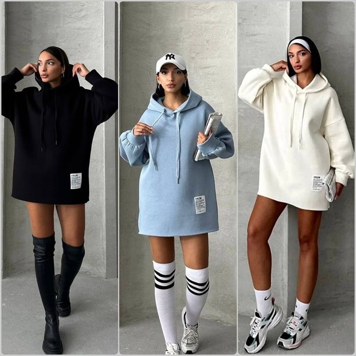 Жіноча туніка-худі на флісі