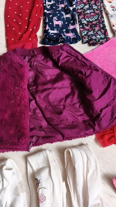 Пакет одягу для дівчинки 98-104 см жилетка , штани, кофти