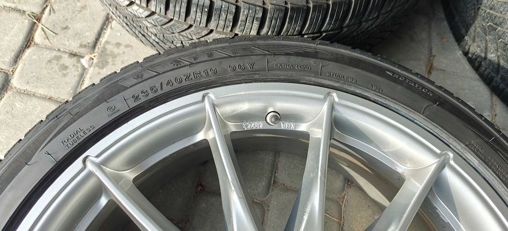 koła audi vw skoda mercedes 19 cali ronal opony 2023 tracmax 235/40/19