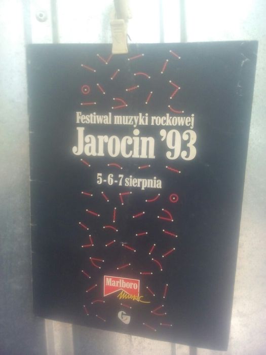 Folder festiwal Jarocin 1993