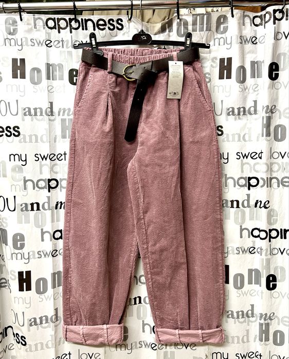 Брюки вельветовые БАГГИ, Х/Б, Италия, 38-52 р.