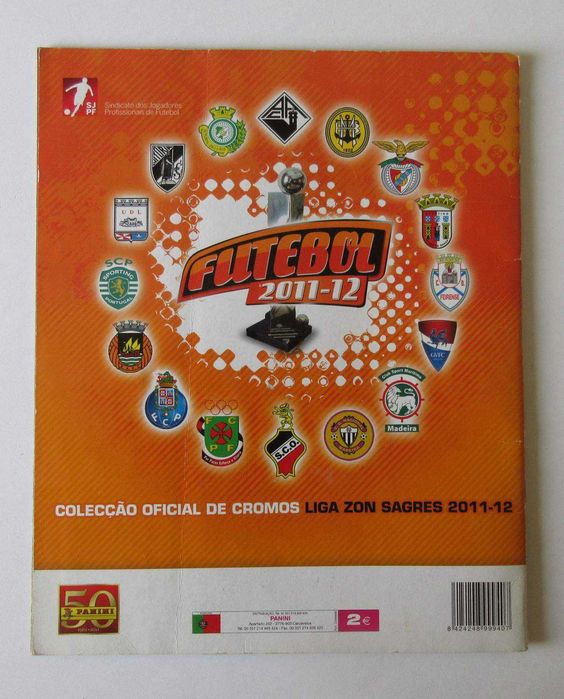 Caderneta INCOMPLETA "Futebol 2011 / 12" (PANINI)