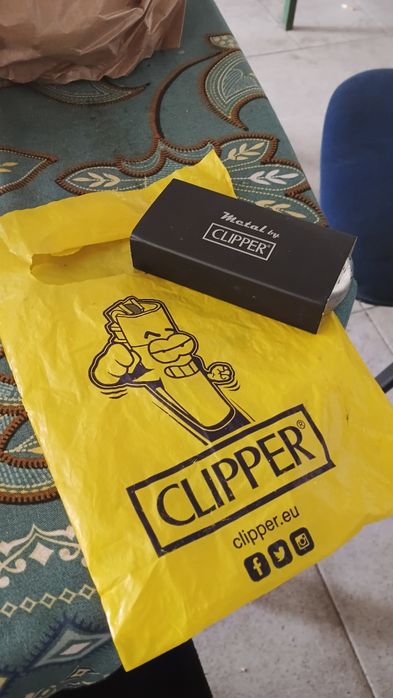 Clipper de coleção de metal com caixa