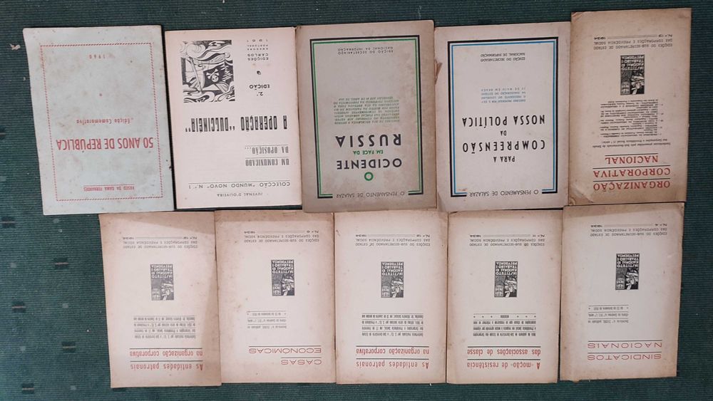 40 Livros e Publicações antigas sobre Politica