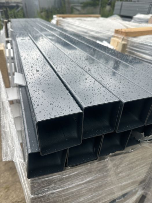 Słupki ocynkowane + malowane proszkowo 60x40 60x60 80x80 100x100 TANIO