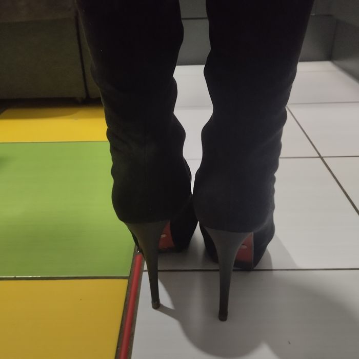 Зимові,жіночі ботфорти