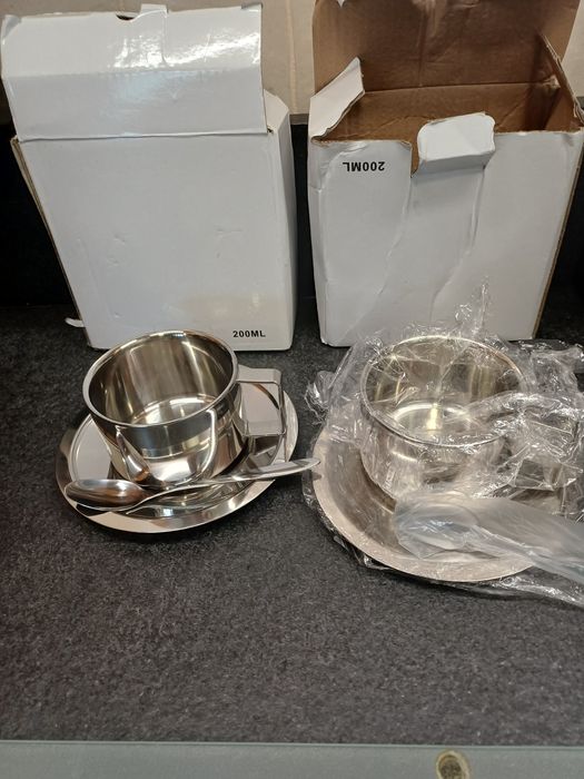 Chavenas com parede Dupla