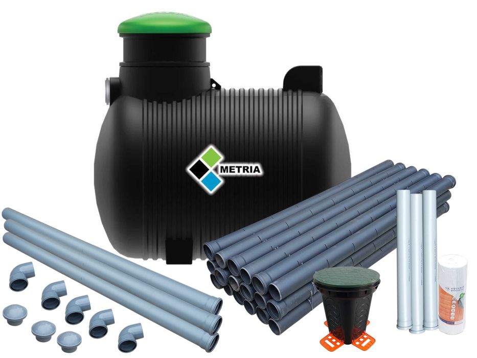 Przydomowa oczyszczalnia ścieków JEDNOKOMOROWA 2000l drenażowa 18MB