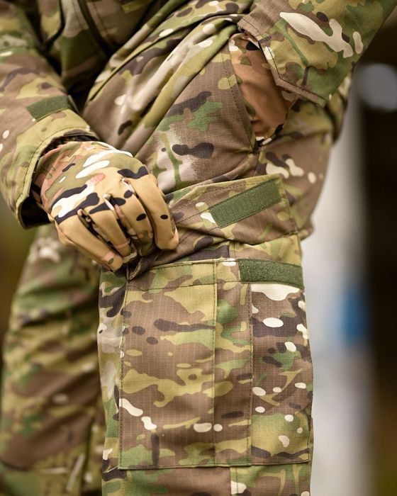 Зимові тактичні штани Multicam Rip-Stop на флісі Теплі,міцні,комфортні