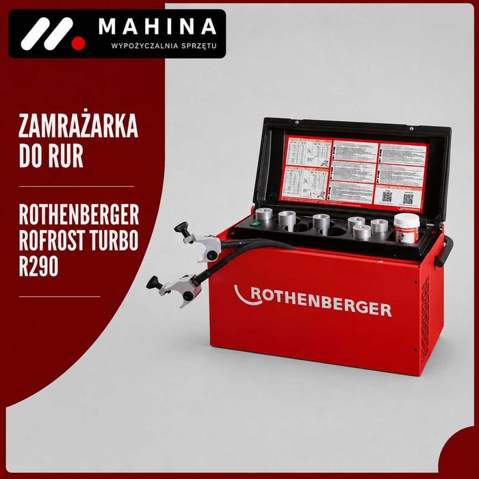 Zamrażarka do rur Rothenberger do 2"  Wynajem
