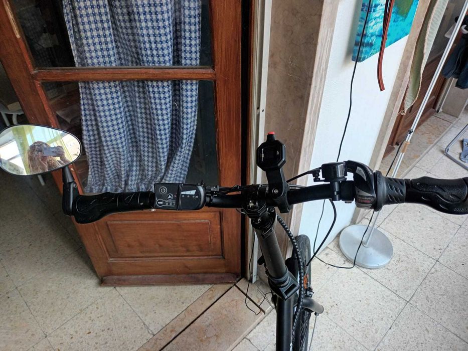 Bicicleta Elétrica Dobrável wayscrall preta