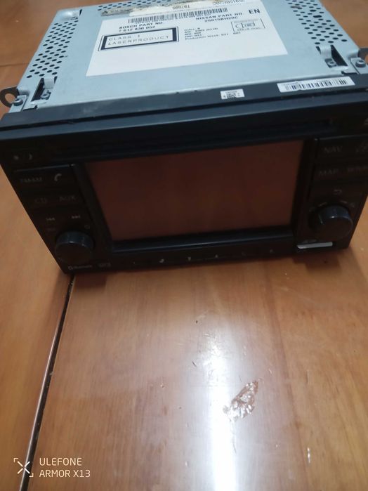 Radio e consola original Nissan Quasqai j10 com GPS