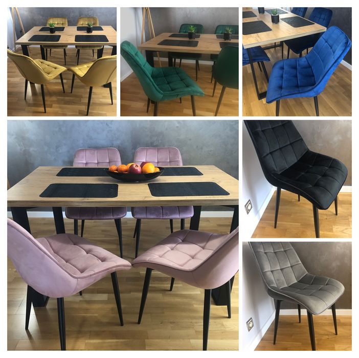 PROMOCJA‼️Krzesło J262-1 LOFT (CHIC VELVET) 6 kolorów, wysyłka 24H,