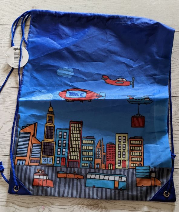 NOWY Empik duży worek na kapcie buty