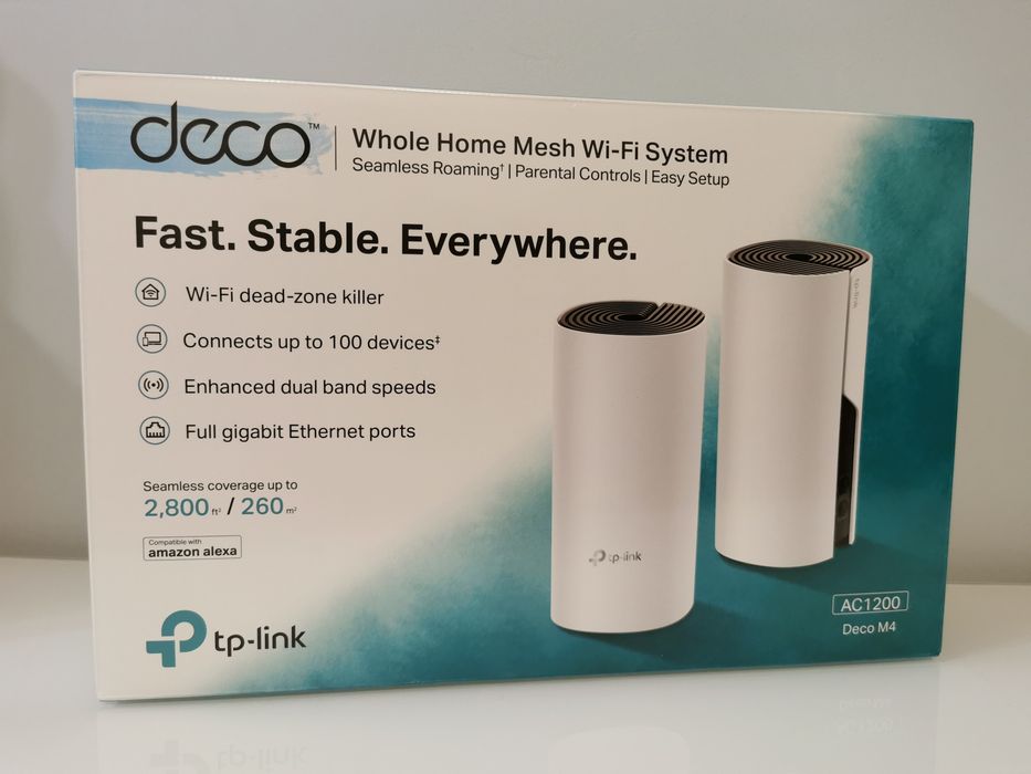 TP-Link AC1200 Deco M4 zestaw WiFi mesh system