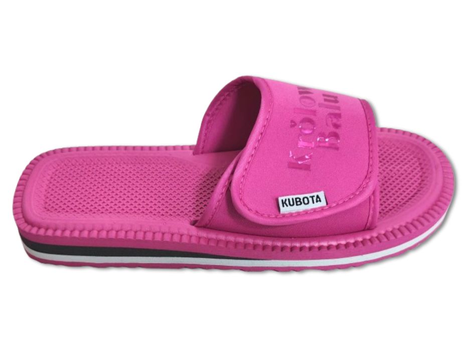 Piankowe klapki Kubota - Rzep Rozmiar 39 - Królowa balu