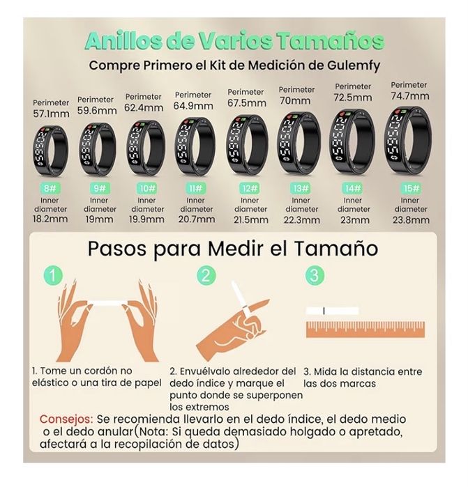 Smartring preto tamanho 15510713679997849606