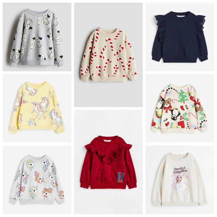 Теплый свитшот H&M размер 6-8Y рост 122-128
