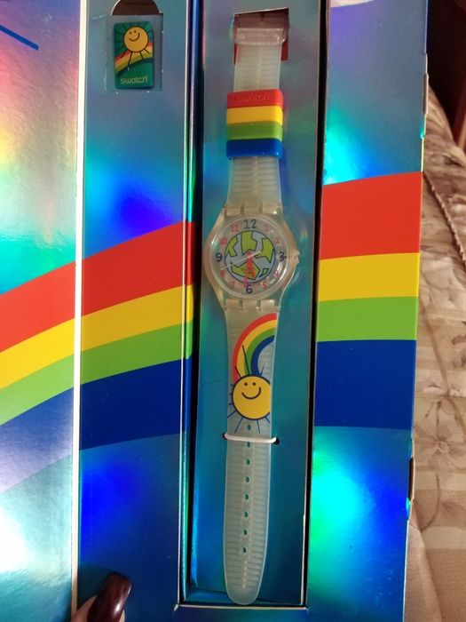Relógio novo da swatch antigo