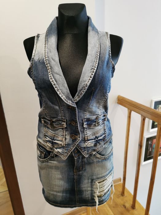 Spódnica - zestaw dżinsowy