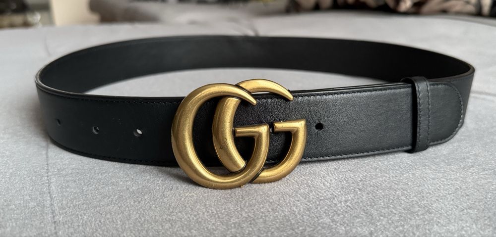 Шкіряний пояс Gucci