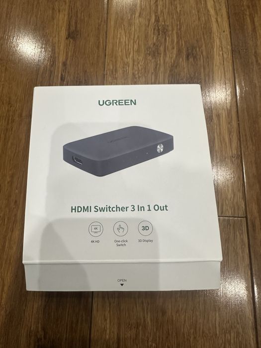 Rozdzielacz UGREEN CM332 3w1 Pilot HDMI 1.4