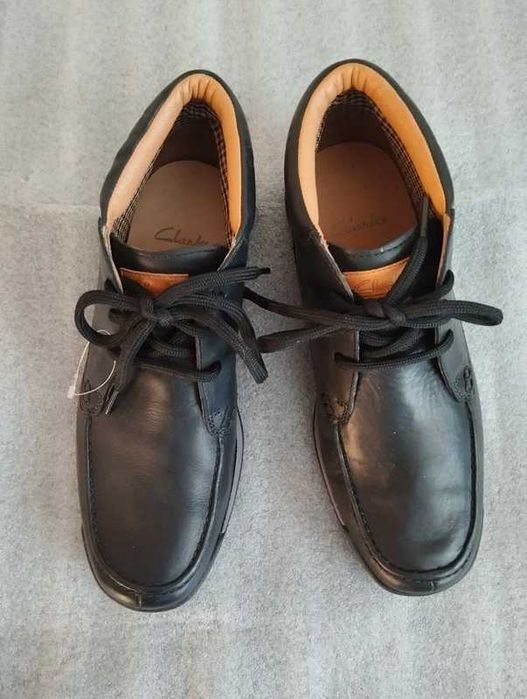Skórzane botki męskie Clarks 41